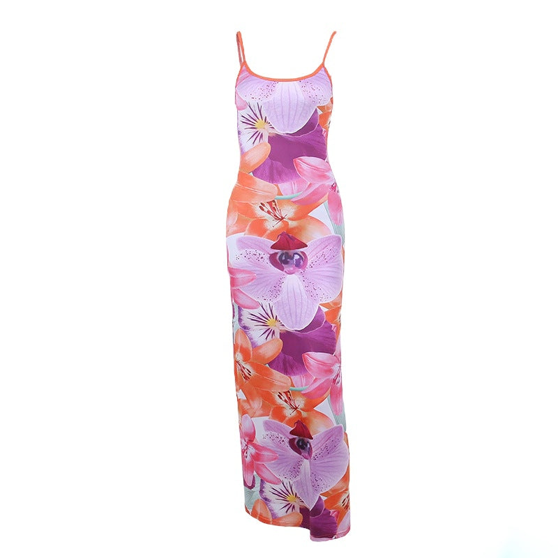 Floral Print Bodycon Dress