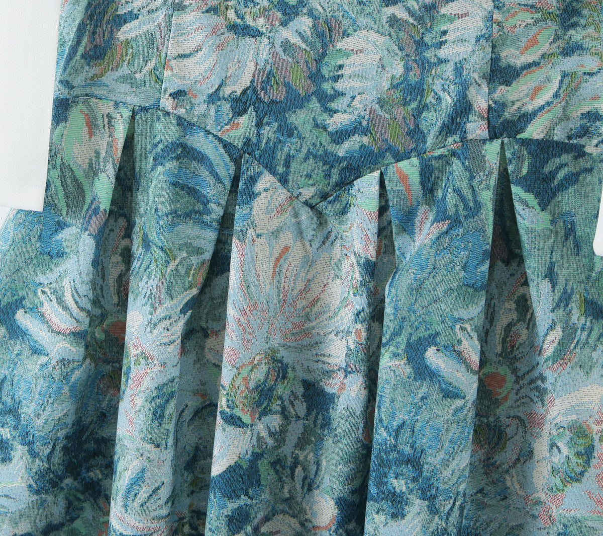 Floral Short Sleeve Print Defined Waist A-line Mini Dress