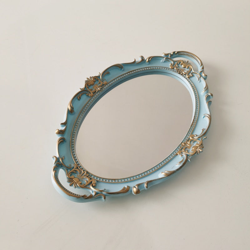 Oval Mirror Tray