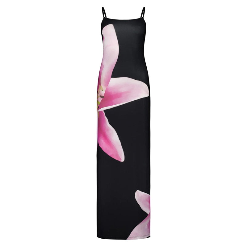 Lily Floral Slip Maxi Dress