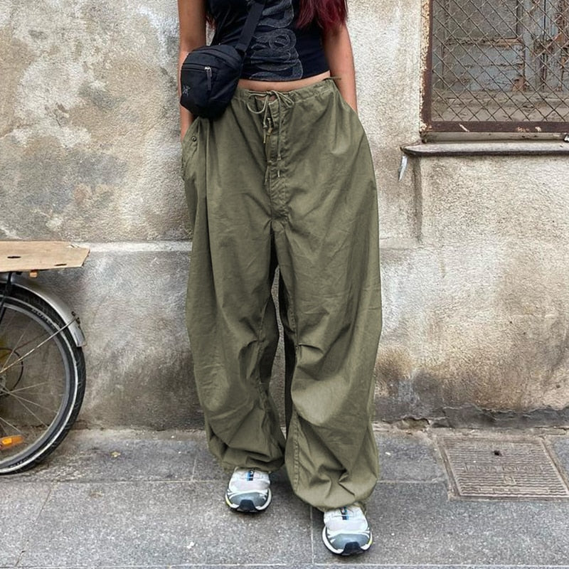 Casual Baggy Wide Leg Trousers