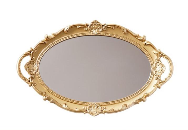 Oval Mirror Tray