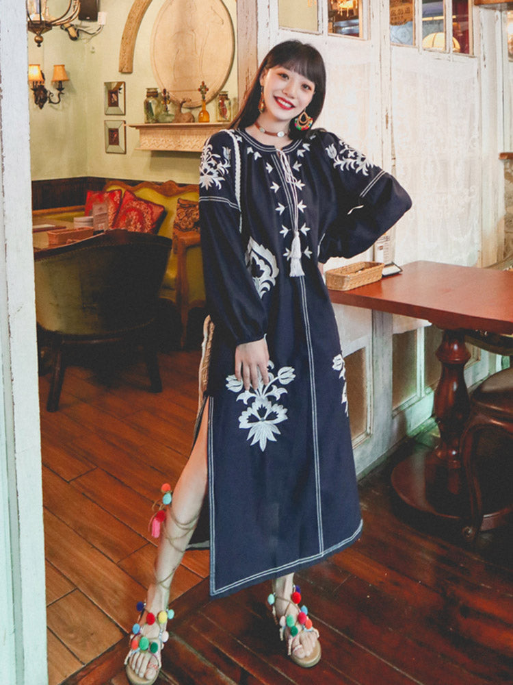 Ethnic Embroidered Dress