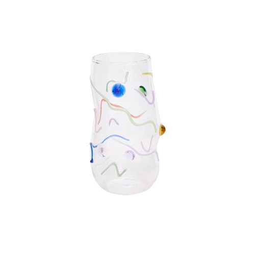 Candy Twist Glass Cup