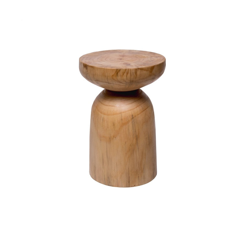 Minimalist Solid Wood Pier Log Table
