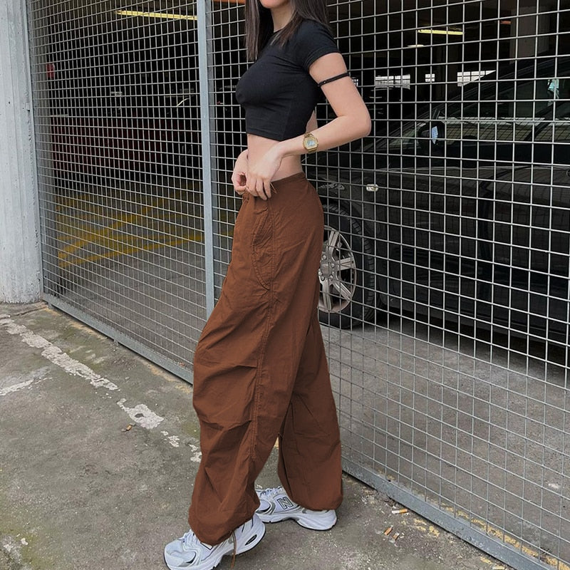 Casual Baggy Wide Leg Trousers